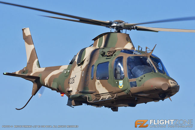 Agusta 109 SAAF 4026 Newcastle Airfield FANC