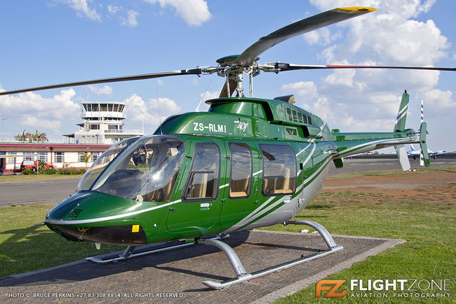 Bell 407 ZS-RLM Rand Airport FAGM