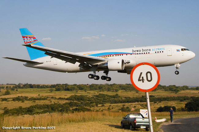 Boeing 767 9Q-CJD Lanseria Airport FALA