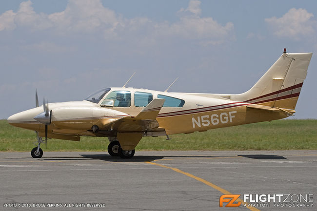 Beechcraft Baron 56TC N56GF Rand Airport FAGM