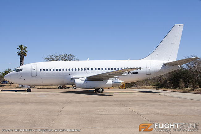 Boeing 737 ZS-SGX Hoedspruit AFB