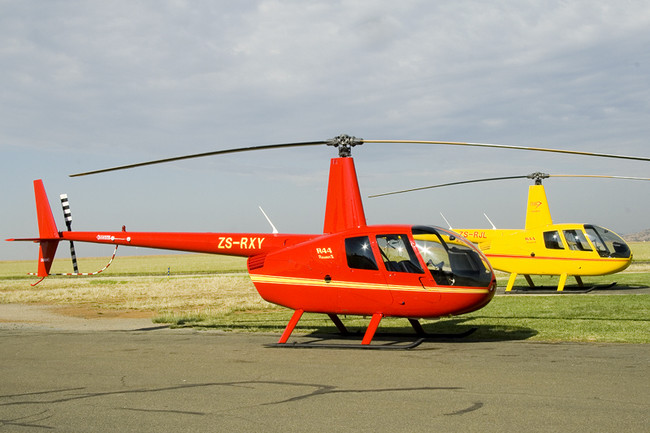 Robinson R44 ZS-RXY ZS-RJL Rand Airport FAGM