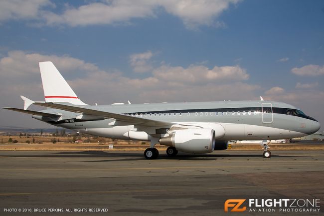 Airbus A319 P4-MIS Lanseria Airport FALA