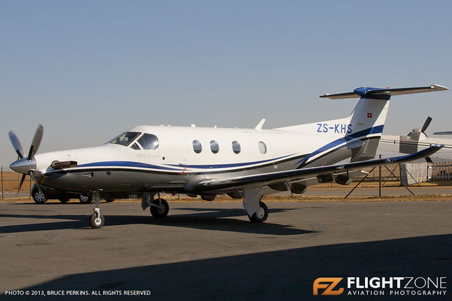 Pilatus PC-12 ZS-KHS Rand Airport FAGM