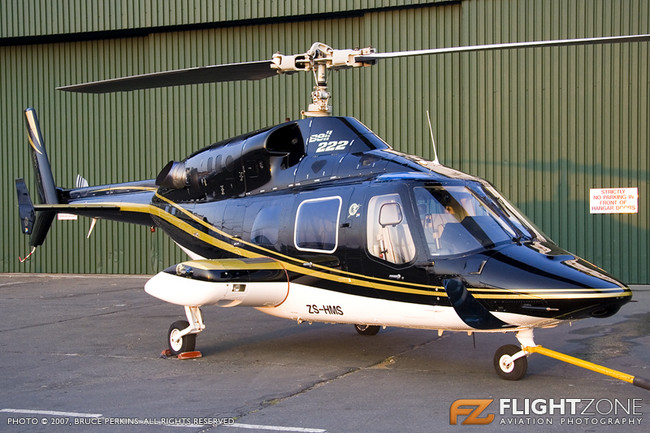 Bell 222 ZS-HMS Rand Airport FAGM