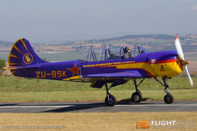 Yak-52 ZU-BSK Krugersdorp Airport FAKR