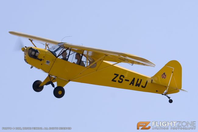 Piper J3C Cub ZS-AWJ Rand Airport FAGM
