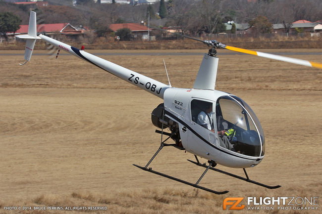 Robinson R22 ZS-OBJ Springs Airfield FASI