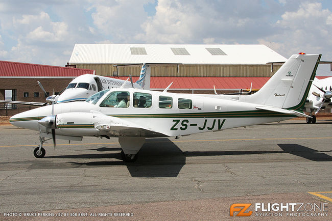 Beechcraft Baron 58 ZS-JJV Lanseria Airport FALA