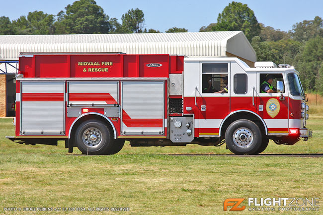 Fire Truck at Tedderfield Airport FATA