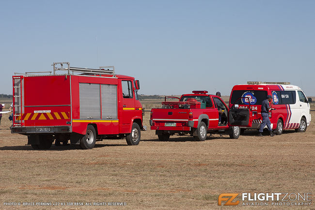 Fire Truck at Bultfontein Airfield FABU