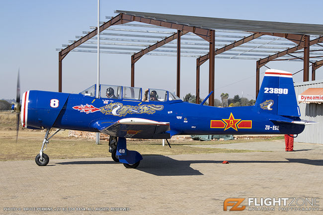 Nanchung CJ-6A ZU-ECE Benoni Brakpan Airfield FABB