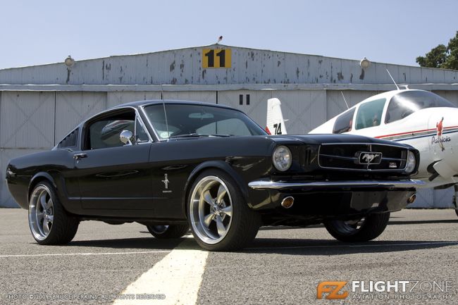 1965 Ford Mustang at Rand Airport FAGM