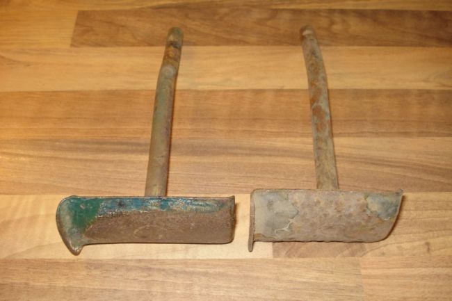 Late war vs. post-war brake pedal