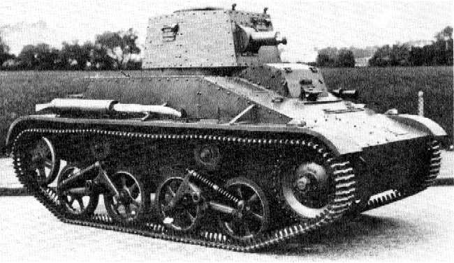 On of the Vickers 1938 model light tanks delivered to the KNIL.