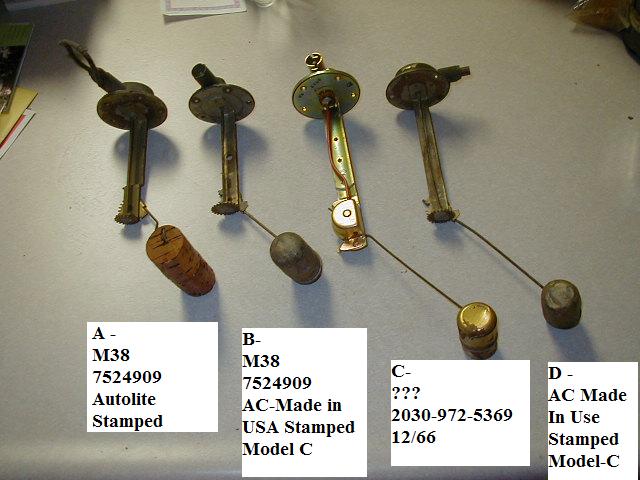 M38 and M38A1 Fuel Tank Senders?