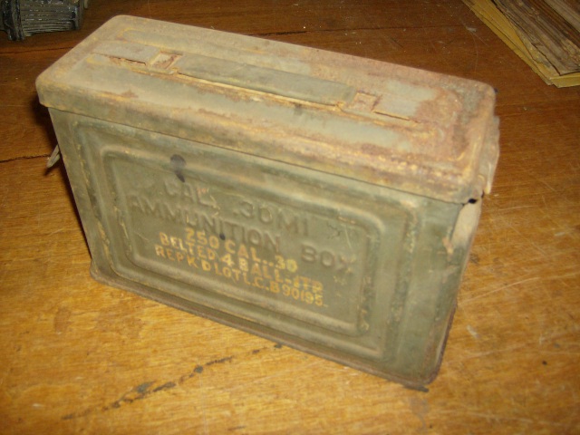 M1919 30 cal Browning Machine Gun Ammo Can