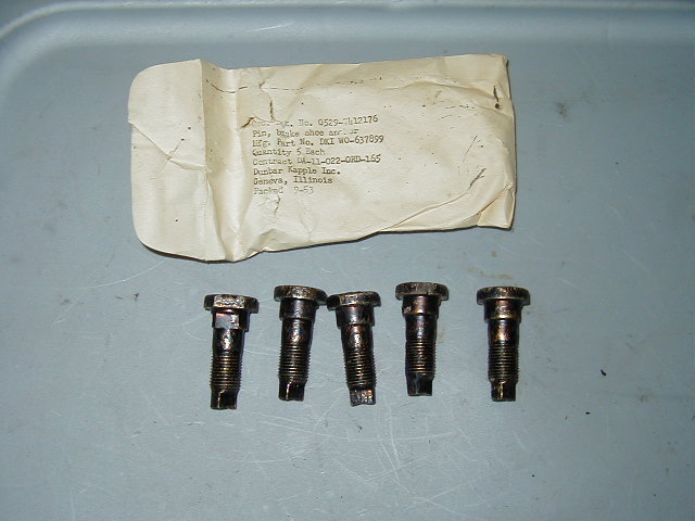 MBT T-3 Brake Shoe Anchors