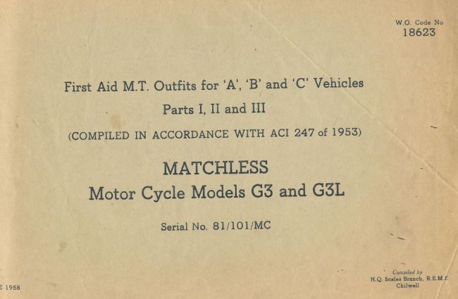 matchless_1953_Parts_List_Cover