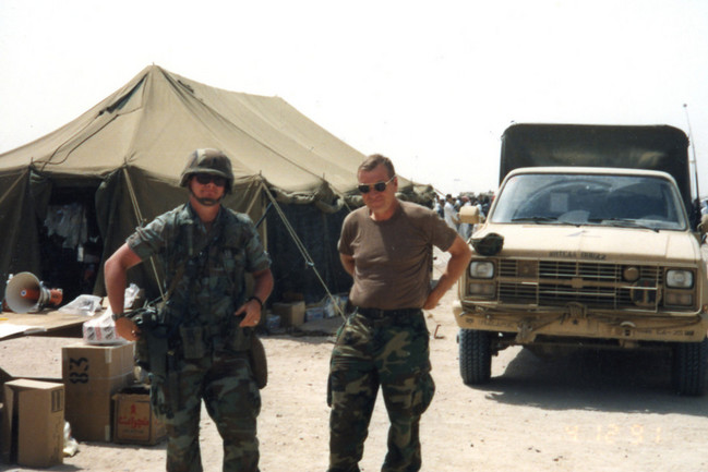 My father in Operation Desert Storm 1991