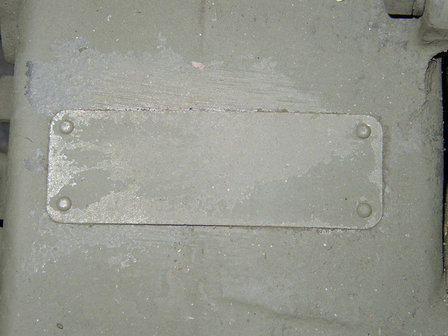 Plate on top of Transfer Case..
