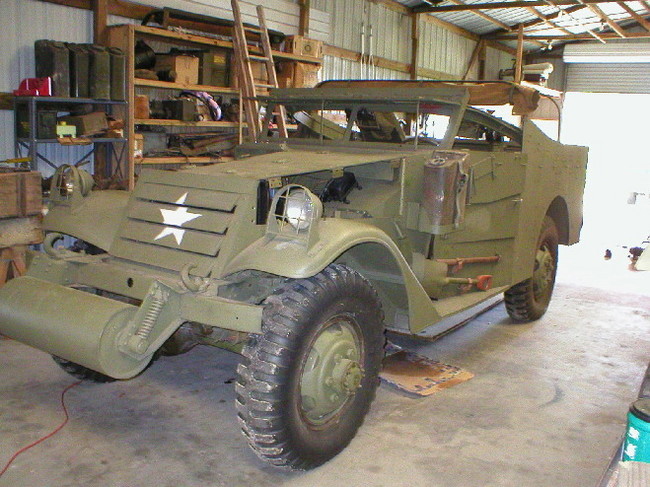 M3A1-ScoutCar-under-restoration